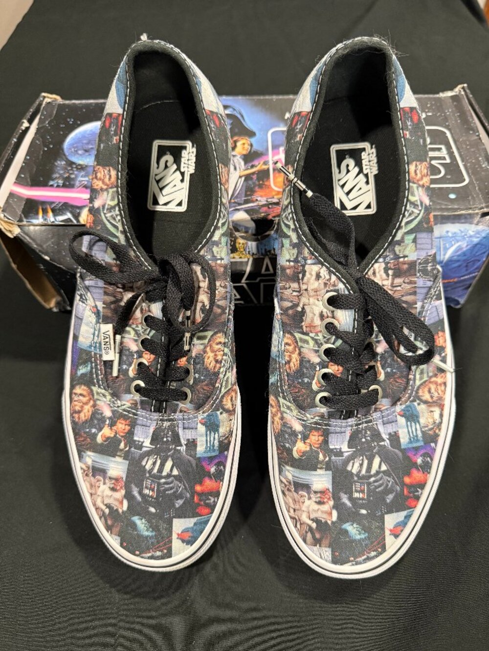 Vans x Star Wars Authentic 2014 Men 10.5 Movie Collage VN-0YS7ETS OG Box Rare